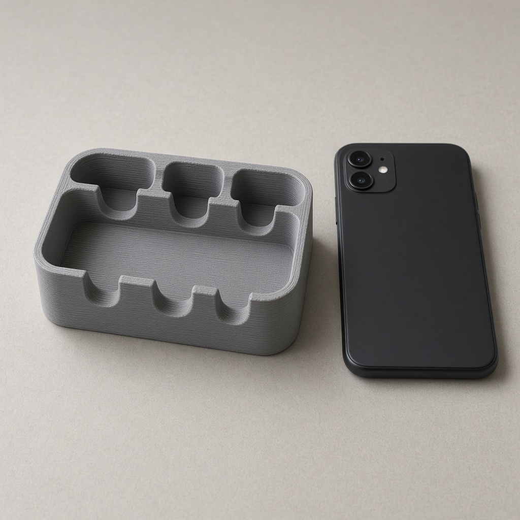 Beside a phone