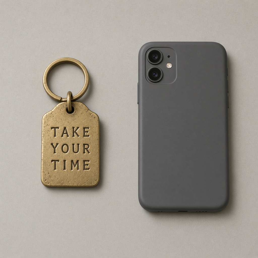 Beside a phone