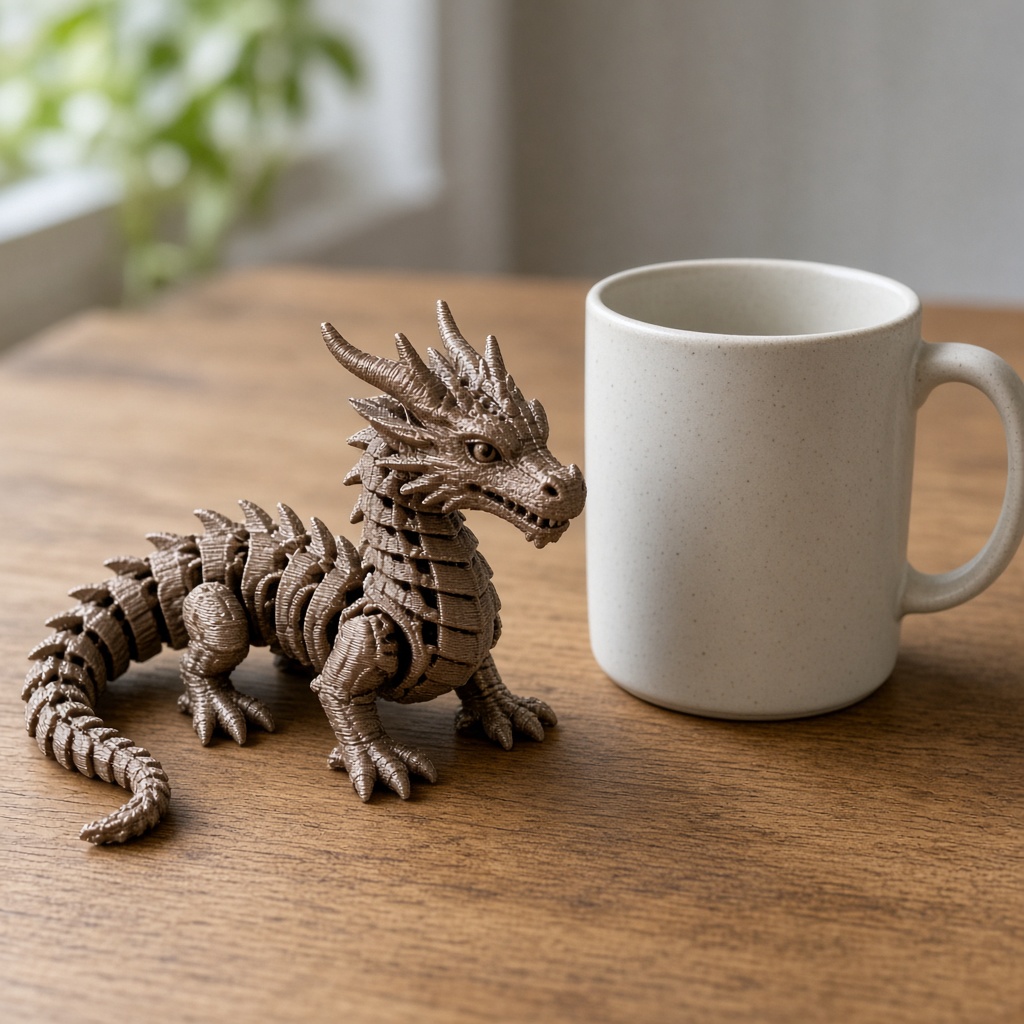 Beside a coffee cup